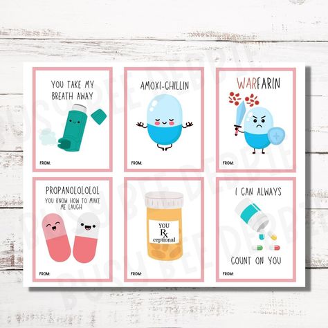 Printable Pharmacist Pill Pun Cards | Funny Pharmacist Cards or Gift Tags for Pharmacist Week, Staff Appreciation Day, Nurse Week, Doctors - Payhip Pharmacy Day Poster Ideas, Pharmacist Day Ideas, Pharmacy Day Ideas, Pharmacy Week Games, Pharmacy Puns, Pharmacy Week Ideas, Nursing Puns, Pharmacist Quote, Pharmacy Week