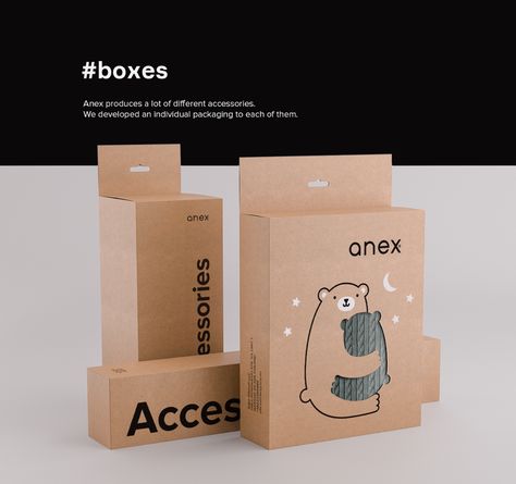 Anex Identity on Behance Packing Box Design, Bee Dog, Graphic Design Work, Best Graphic Design, Craft Packaging, Head Office, Sustainable Packaging, Paper Packaging, Graphic Design Branding