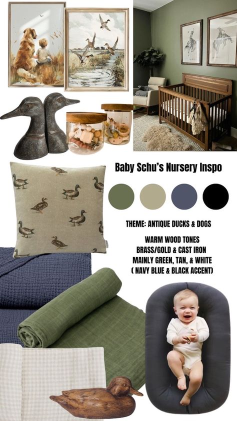 Vintage Hunting And Fishing Nursery, Camo Nursery Ideas, Baby Boy Nursery Hunting Theme, Hunting Nursery Theme Boy, Southern Boy Nursery, Simple Boy Nursery, Vintage Animal Nursery, Vintage Hunting Nursery, Boys Hunting Room