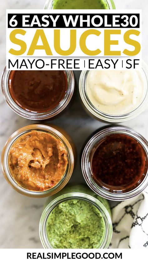 Whole30 Teriyaki Sauce, Whole 30 Steak Sauce, Whole 30 Asian Sauce, Whole 30 Marinara Sauce, Whole 30 Condiments List, Paleo Sauce Recipes, Whole 30 Mayo Recipe, Whole 30 Bbq Sauce, Whole30 Sauces