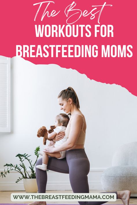 Discover the perfect exercises that fit seamlessly into your breastfeeding journey, because taking care of both your baby and yourself is a beautiful balancing act. Get ready to embrace a healthier, happier you as this article addresses the best exercises while breastfeeding plus a couple of workout plans to try! Breastfeeding Workout Plan, Postpartum Workout Breastfeeding, Postpartum Exercises, Postpartum Workout Plan, Ways To Stay Active, Breastfeeding Mom, Best Workouts, Newborn Feeding, Mom Activities