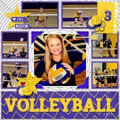 Volleyball Scrapbook Ideas, Scrapbook Ideas Sports, Scrapbook Volleyball, Soccer Scrapbook Layouts, Volleyball Scrapbook Layouts, Volleyball Layouts Scrapbook Pages, Basketball Scrapbook Layouts, Basketball Scrapbook, Family Scrapbook Layouts