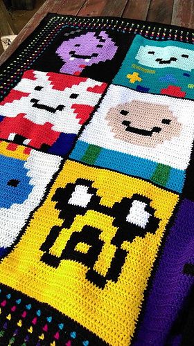 Adventure Time Crochet Pattern, Lamb Outfit, Adventure Time Crochet, Adventure Time Crafts, Picture Graphs, Geeky Craft, Crochet Graphs, Crochet Fairy, Pixel Crochet