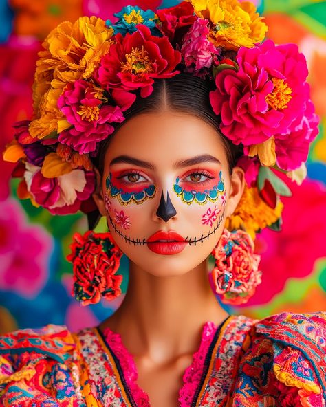 Ode to la Catrina - In honor of upcoming Día de los Muertos 🌸💀 A collab by @pumpkinhenhouse ~ Images 1 + 6 + 11 @studioslayla ~ Images 2 + 7 + 12 @salomeillustrates ~ Images 3 + 8 + 13 @creative_by_sabina ~ Images 4 + 9 + 14 @sprinkleofai Images ~ 5 + 10 + 15 Catrina Costume, Sugar Skull Costume, Dead Makeup, A Daily Routine, Sugar Skulls, Think About It, Artistry Makeup, 30th Birthday, Dia De Muertos