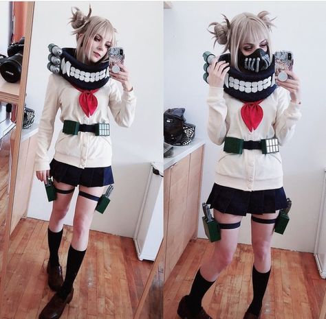 Toga Outfit, Himiko Toga Cosplay, Toga Cosplay, Outfit For Halloween, Duo Costumes, My Hero Academia Cosplay, Mha Cosplay, Cosplay Inspo, Toga Himiko