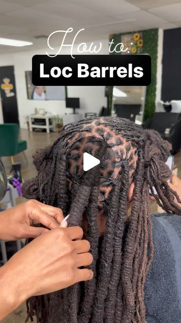 Latonya Mcfarlane on Instagram: "Taking a loc styling class can be a great investment for hair professionals who work with clients with locs. Here are some reasons why it can benefit your business and social media presence: 1. Expand your skillset: By learning new loc styles, you can offer a wider range of services to your clients. This can attract more clients who are looking for unique and creative loc hairstyles, ultimately increasing your revenue. 2. Meet client demands: Locs are becoming increasingly popular, and clients are often looking for stylists who can provide diverse and up-to-date loc styles. By taking a loc styling class, you can meet these demands and establish yourself as a go-to stylist in your area. 3. Stand out from the competition: Many hair professionals may not ha Barrel Bun Locs, Loc Long Hairstyles, Loc Interview Styles, Adding Weave To Locs, Professional Dreadlocks Black Women, Rubber Band Loc Styles, Loc Mohawk Styles Shaved Sides, Loc Style Long Hair, Locs Hairstyles Long Hair