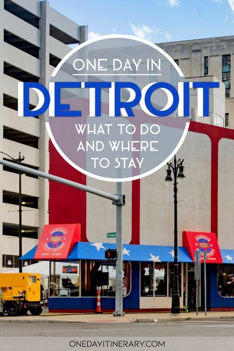 Follow this guide and make the best of your trip even if you're short on time. These are the top sights and things to do on your one day in Detroit. #itinerary #travelguide #traveltips #detroit Detroit Travel, Usa Trips, Visit Detroit, 20th Century Music, Travel America, Detroit Institute Of Arts, Visit Usa, Scotland Castles, Rock City