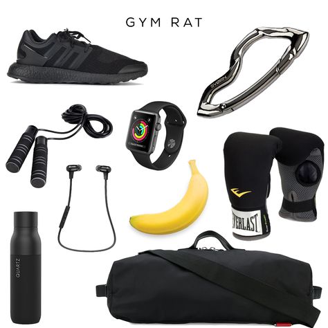 Boxing Gym Bag, Gym Bag Aesthetic Men, Gym Bag Essentials Mens, Aesthetic Gym Clothes, Gym Rat Aesthetic, Casual Streetwear Outfits, Gym Jewelry, Rat Aesthetic, Keychain Gear