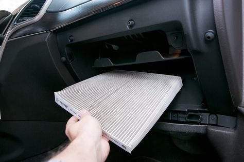 What's a Cabin Air Filter and When Should You Replace It? | News | Cars.com Cabin Style Homes, Daihatsu Terios, Toyota Avanza, Mobile Mechanic, Cabin Floor Plans, Filter Design, Car Hacks, Cabin Plans, Cabin Air Filter