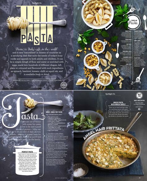 For more of his work go to www.hieunguyendesign.com Brochure Food, Pictures Of Food, 잡지 레이아웃, Menue Design, Cookbook Design, Magazine Layouts, Desain Editorial, Magazine Spreads, Magazine Layout Design