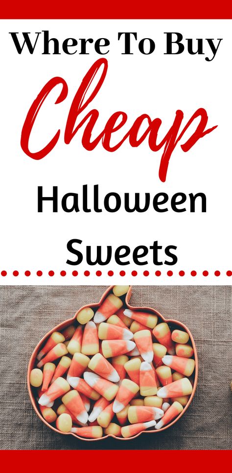 If you're expecting hoards of trick or treaters or having a Halloween party, here are the cheapest places to stock up on Halloween Sweets.  #halloween #halloweencandy #halloweensweets #halloweenparty #halloweenfun #fallfun #auntumn Candy Alternatives For Halloween, Cheap Halloween Candy, Leftover Halloween Candy Ideas, Harry Potter Sweets, Worst Halloween Candy, Haribo Sweets, Bean Boozled, Affordable Casual Halloween T-shirt, Every Flavor Beans