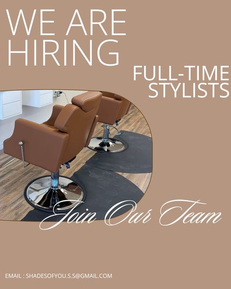 🌟 Calling All Hair Stylists! Your Dream Salon Booth Awaits! 🌟 Looking for a stylish, professional space to grow your client base and take control of your career? Rent a booth at Shades of You and join a team of creative, passionate beauty professionals! 💇‍♀️ What We Offer: ✨ Fully Equipped, Modern Salon Booths ✨ High-Traffic Location to Attract New Clients ✨ Flexible Rental Terms ✨ Premium Products & Tools Available ✨ Professional, Clean, and Inviting Atmosphere 💎 Why Choose Us? ✔️ Build Y... Dream Salon, We Are Hiring, New Clients, Join Our Team, Hair Stylists, Modern Salon, Marketing Ideas, Take Control, Delaware