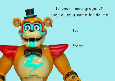 Fnaf Valentines Cards Funny, Frebby Fabear, Fnaf Valentines Cards, Fnaf Valentines, Cheesy Pickles, Silly Valentines Cards, Cursed Valentines, Peyton Core, Alpha Mode