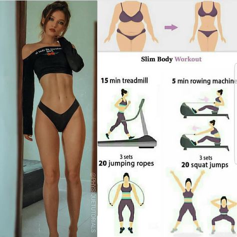 Slim body workouts you can try! Double Tap and SAVE if you find these exercises useful! ✅💖 c Corp Perfect, Workout Bauch, 20 Minute Workout, Trening Fitness, Formda Kal, Gym Membership, An Exercise, Trening Pilates, Body Fitness