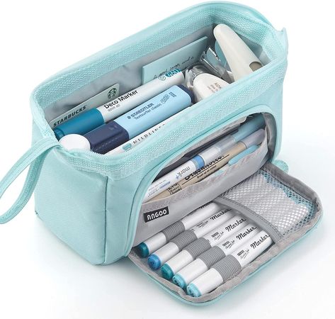 For only $12.99- -32% off
List Price: $18.99 

#backtoschool #aesthetic Large Pencil Case, School Pens, Office Materials, Large Storage Bags, Korean Stationery, Pen Bag, Pen Pouch, Stationery Organization, Pencil Boxes