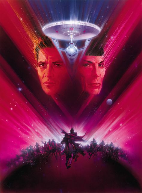 Star Trek Bob Peak #art #illustration Nichelle Nichols, Deep Space Nine, Star Trek Movies, Leonard Nimoy, Starship Enterprise, Captain Kirk, Star Trek Voyager, Star Trek Enterprise, William Shatner