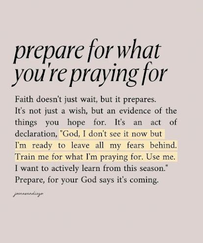 Jesus Daily Quotes: Prepare for What You're Praying For: The Power of ... Pray For Answers Quotes, God Answers Prayers Quotes Faith, Prepare Me For What I Am Praying For, Everything You Prayed For Quotes, Prepare For What You Pray For, God Is Preparing You Quotes, What To Pray For, Power Of Prayer Quotes, God Tweets