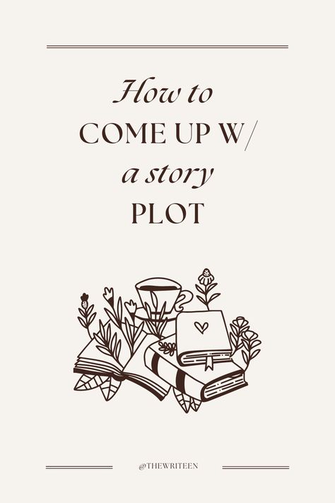 If you're having trouble coming up with ideas to fill your plot, this is for you! Your plot is the journey your MC goes on to achieve their goal. A well crafted plot keeps readers on the edge of their seat and makes your book unputdownable. How do you do that? By having fun!   Click the link to read this new post on how to come up with a story plot.  #writers #write #writingtips #writinganovel #bookwriting #writinginspiration #thewriteen #characterdevelopment #creativewriting #characterbackstory How To Come Up With A Story Plot, Types Of Plots, How To Come Up With A Book Plot, Good Plot Ideas, Ways To Begin A Story, Prompts To Start A Story, Plot Generator Ideas, Simple Plot Ideas, Romance Plot Structure