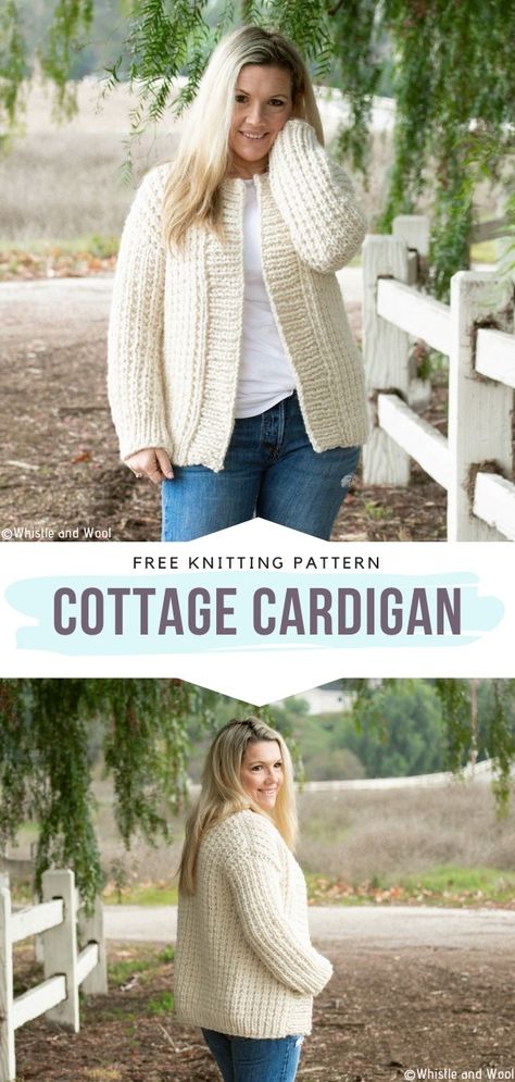 Creamy Knit Cardigans - Free Patterns Free Cardigan Knitting Patterns Women, Easy Knit Cardigan Pattern Free, Free Knitting Patterns For Women Cardigan, Chunky Knit Sweater Pattern Free, Oversize Cardigan Knitting Pattern, Free Chunky Knitting Patterns, Knitted Oversized Cardigan, Chunky Cardigan Pattern, Knitted Coat Pattern