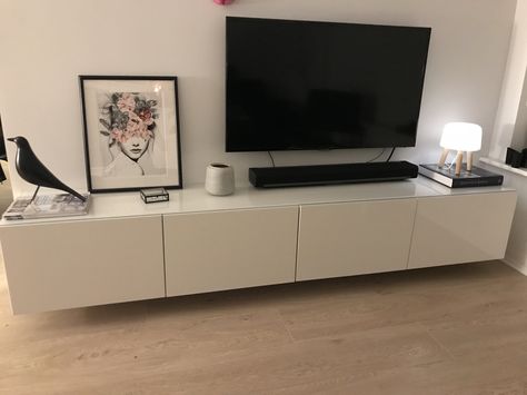 Bestå IKEA tv stand White Ikea Tv Stand, Besta Tv Unit White, Ikea Besta Wall Mount, Ikea Besta Tv Unit Ideas, Ikea Tv Stand Ideas, Ikea Tv Board, Besta Tv Unit Ideas, Besta Ikea Tv, Ikea Besta Tv Stand