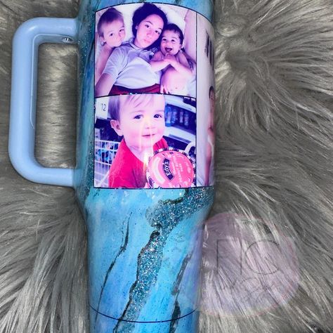 40oz custom tumbler headed to a beautiful Mama Bear, a gift from her mom🫶❤️✨#boymom Custom Tumbler, Boy Mom, Mama Bear, Custom Tumblers, Tumbler, Gifts, Quick Saves