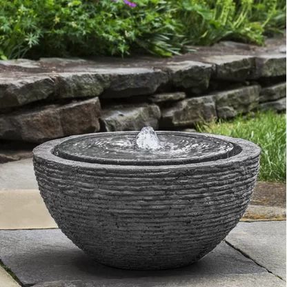 Pondless Water Features, Concrete Fountains, Campania International, Indoor Water Fountains, Bird Bath Fountain, Solar Fountain, Fountain Pump, Outdoor Fountain, Concrete Garden