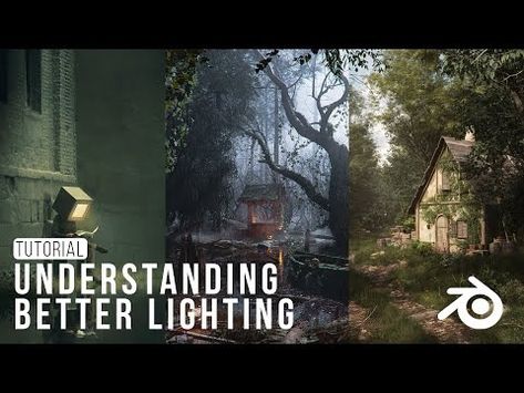 Understanding Better Lighting - Blender Tutorial - YouTube Blender Lighting Tutorial, Blender Tutorial Beginner, Blender Lighting, 3 Point Lighting, Blender Tips, 3d Reference, Vfx Tutorial, 3d Architecture, Blender Tutorial