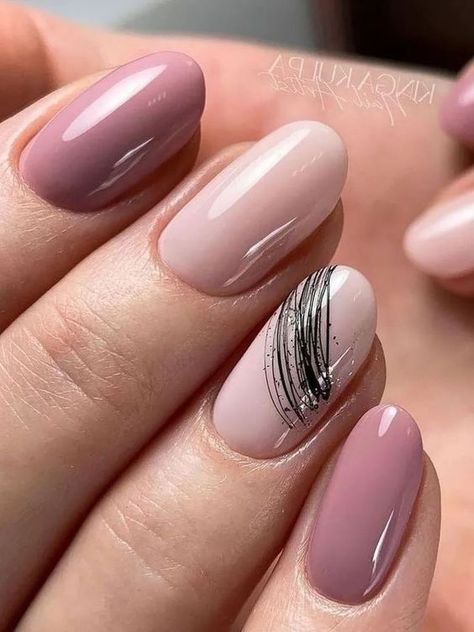 17 Naturally Beautiful Winter Nail Ideas for 2023-2024 - thepinkgoose.com Purple Solid Color, Taupe Nails, Winter Nail Ideas, Mauve Nails, Natural Nail Designs, Snowflake Nail Art, Glitter Gel Nails, Color Nails, Rose Nails