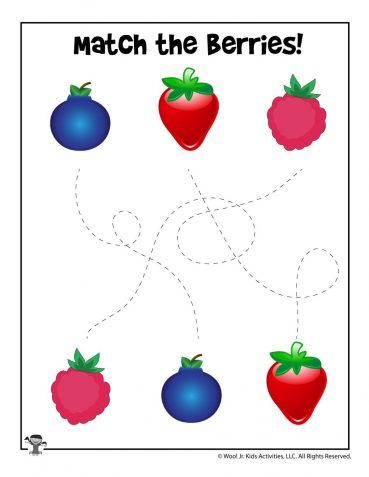 Berry Picking Activity Pages for Kids | Woo! Jr. Kids Activities : Children's Publishing Berries Activities For Preschool, Picnic Theme Activities For Toddlers, Berry Activities Preschool, Strawberry Preschool Activities, Strawberry Activities For Kids, Homeschool Themes, Exit Festival, Strawberry Crafts, Zodiak Gemini