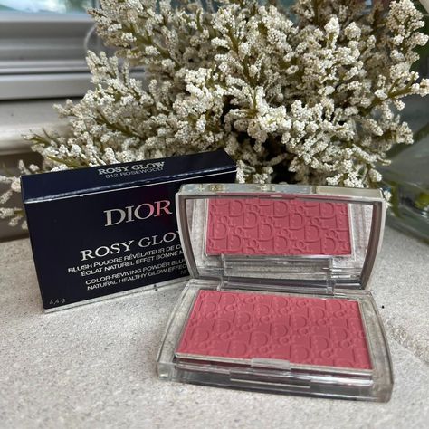 Christian Dior Rosy Glow Blush in 012 Rosewood: Your secret weapon for naturally rosy cheeks, giving you a fresh, glowing effect. Get yours now 20% off with code LBDAY20. Dior Rosewood, Dior Rosy Glow Blush, Dior Powder, Dior Blush, Glowing Effect, Rosy Cheeks, Glow Effect, Dior Makeup, Powder Blush