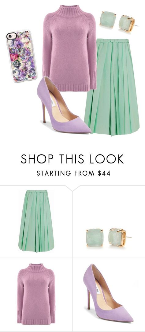 "Color Combo: Lavender and Mint" by sassyladies ❤ liked on Polyvore featuring Marni, Kate Spade, Mint Velvet, Steve Madden and Casetify Lilac Skirt Outfit Color Combos, Lilac Wardrobe, Combo Outfits, Mint And Lavender, Grey Lilac, Combination Dresses, Color Combos Outfit, Top Ideas, Color Pairing