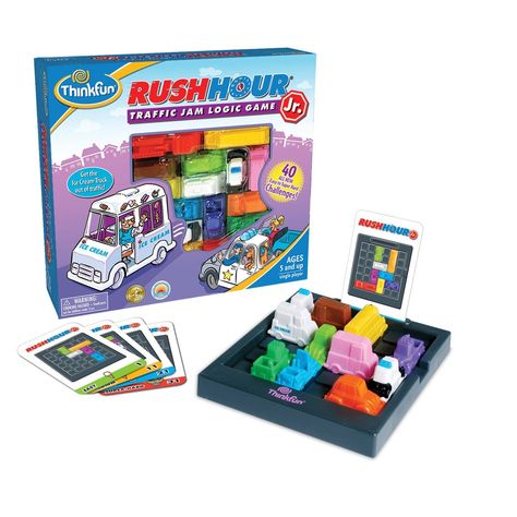 Buy Thinkfun - Junior Rush Hour Game Rush Hour Game, Games For Little Kids, Ice Cream Delivery, Logic Games, Reasoning Skills, Rush Hour, Ice Cream Truck, Single Player, Cars And Trucks