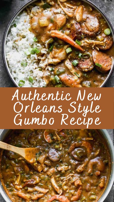 1 heaping cup all-purpose flour 2/3 cup oil (vegetable or canola oil) For the Gumbo: 1 bunch celery (diced, leaves and all) 1 green bell pepper (diced) 1 large yellow onion (diced) 1 bunch green onion (finely chopped) 1 bunch fresh chopped parsley (finely chopped) 2-3 cloves garlic 1-2 Tablespoons cajun seasoning * 6-8 cups Chicken broth * 12 ounce package andouille sausages (sliced into ‘coins’ (substitute Polska Kielbasa if you can’t find a good Andouille)) Meat from 1 Rotisserie Chicken* 2