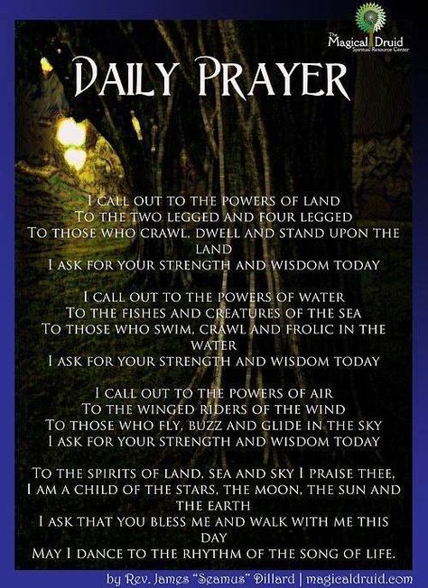 Daily Prayer ~ Regardless of one's specific spiritual path, it's good to meditate on the living world we're all a part of. Witchy Spells, Wiccan Witch, Magick Spells, Wicca Witchcraft, Protection Spells, Wiccan Spells, Spells Witchcraft, Practical Magic, Spiritual Path