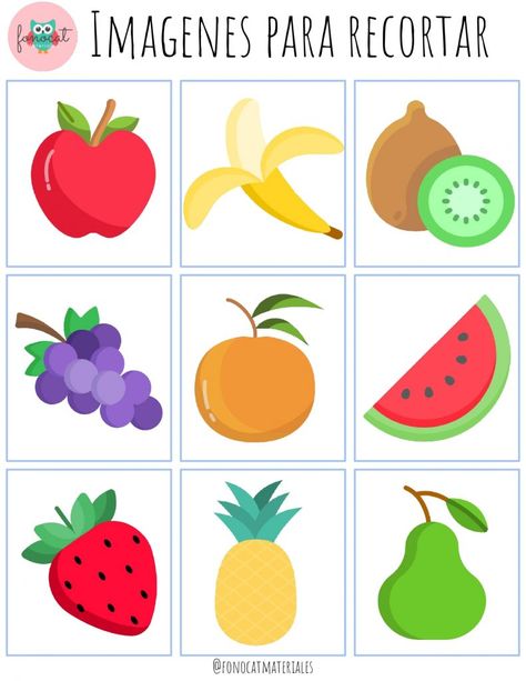 Bingo gigante de frutas y verduras Fruit Puzzle Free Printable, Fruit And Veggies Printable, Healthy Habits, Bingo