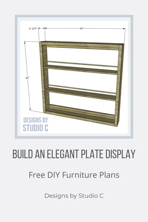 Everyday Plates, Woodworking Tutorials, Elegant Plates, Diy Home Accessories, Plate Rack, Woodworking Furniture Plans, Plate Racks, Decorative Mouldings, Rack Design