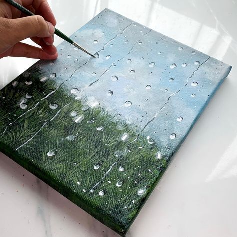 Paint Rain, Art Demo, Painting Video, Painting For Beginners, Acrylic Pouring Art, Acrylic Painting For Beginners, Watercolor Flower Art, Acrylic Paint Set, Pouring Art