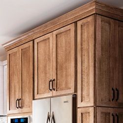 Schuler Cabinetry Launches Cappucino Multi-step Finishes Cappuccino Kitchen Cabinets, Frame Kitchen Cabinets, Cappuccino Kitchen, Schuler Cabinets, Framed Kitchen Cabinets, Frame Kitchen, Rustic Cabinets, Cherry Cabinets, 8 Seconds