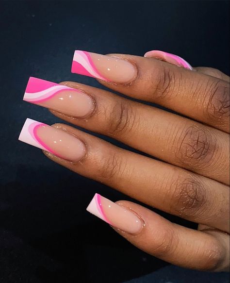 Fruit Nail, Waterslide Nail Decals, Long Acrylic Nail Designs, Drip Nails, Cute Acrylic Nail Designs, French Tip Acrylic Nails, Short Square Acrylic Nails, Long Acrylic Nails Coffin, Acrylic Nails Coffin Pink