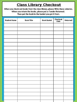 Thanks so much for your business! Use this handy ***editable*** class library checkout chart posted near your classroom library to keep track of students' reading preferences and make sure none of your books go "missing in action!" Simply print, laminate, and attach this to a clipboard posted with a Command hook on the wall near Library Checkout, First Day Activities, Teacher Toolkit, Class Library, Missing In Action, Teacher Binder, Classroom Labels, Classroom Library, Binder Covers