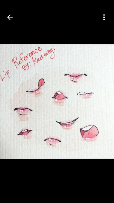 Lip Reference, Anime Mouths, Anime Lips, Mouth Drawing, Lips Drawing, Drawing Expressions, Kraf Diy, Anime Drawings Tutorials, Anime Sketch