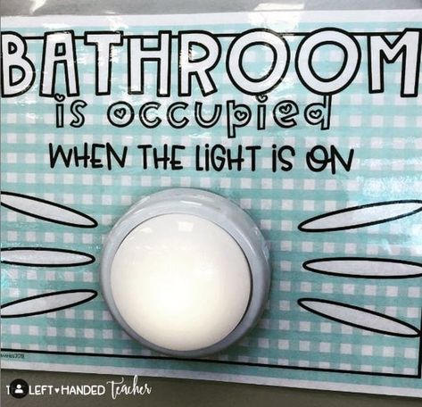 Class Restroom Ideas, Diy Teacher Decor Classroom Ideas, Classroom Lamps Ideas, Classroom Ideas For Elementary, Cute Kindergarten Classroom Themes, Kindergarten Bathroom Decor, Lights In Classroom Ideas, Student Spotlight Ideas, Classroom Lights Ideas