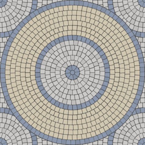 Circular pattern - concrete pavers Circular Paving Pattern, Pavement Pattern, Paving Texture, Patio Walkway, Paver Patterns, Pattern Concrete, Granite Paving, Paving Pattern, Radial Pattern