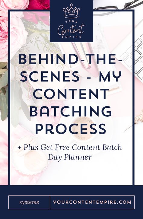 Behind-the-Scenes - My Content Batching Process by Your Content Empire Content Batching, Business Administration Degree, Mba Degree, Planning App, Stories Of Success, Education Degree, Online Mba, Harvard Law School, Massachusetts Institute Of Technology