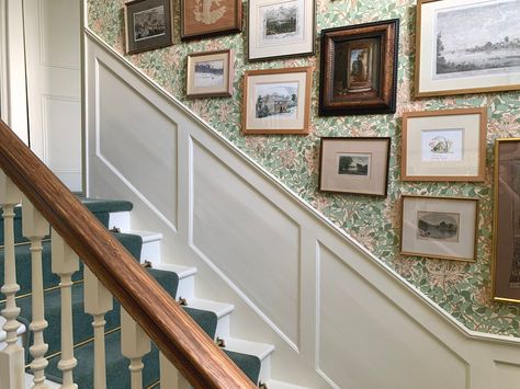 Period redecoration of a Georgian townhouse — ROLAND WOODWARD | Refurbishment Specialists Georgian House Decor, Georgian Townhouse Interior, Georgian Staircase, Georgian Rectory, Townhouse Interior, Georgian Interiors, Wooden Trellis, Georgian House, Georgian Townhouse