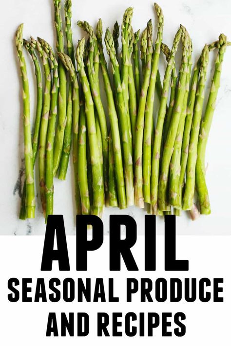 April seasonal produce and recipes guide! These are my favorite vegetarian April recipes to make. Plus, what's in season in April. // Rhubarbarians // April Recipes, April Easter, Farmers Market Recipes, Whats In Season, Seasonal Produce, Eat Seasonal, Local Farmers Market, Farm Stand, Recipes To Make