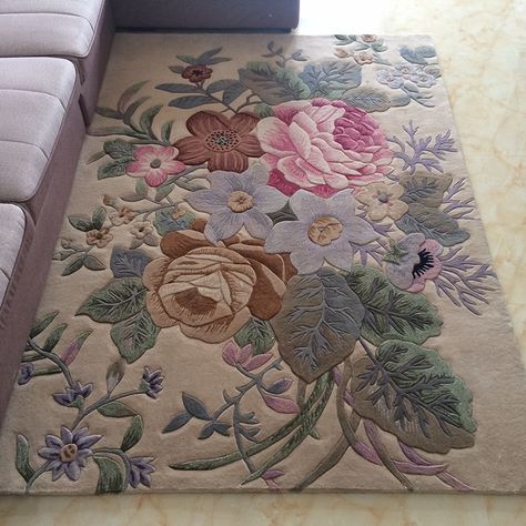 Cheap Carpet, Buy Directly from China Suppliers:Traditional Chinese Floral Carpets For Living Room 100% Wool Rugs For Bedroom Sofa Coffee Table Floor Mat Villa Study Carpet Rug Rose Rugs, Faux Fur Area Rug, Floral Carpet, Cheap Carpet, Flower Rug, Living Room Area, Plush Carpet, Fluffy Rug, Maximalism