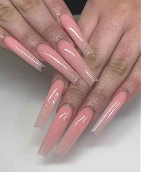 C Shape Nails Long, C Shape Nails, Long French Tip Nails Square, French Tip Nails Square, Long French Tip, Long French Tip Nails, Shape Nails, Poly Gel, Nails Square