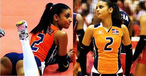 Winifer Fernandez Is An Olympic Volleyball Player And She Is Setting The Internet On Fire Olympic Volleyball Players, Winifer Fernandez, Olympic Volleyball, Playing Volleyball, Volleyball Tips, Female Volleyball Players, Volleyball Shorts, Volleyball Pictures, Athletic Girls