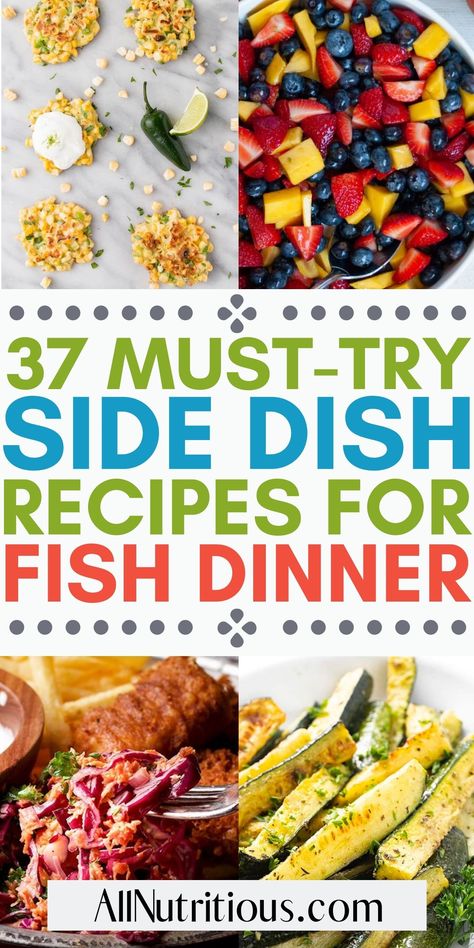 You can easily have more delicious and flavorful side dish recipes for your fish dinner when you prepare any of these yummy sides for fish. These incredible fish side dish recipes will have everyone going back for seconds. Enjoy these dinner recipes for family and have a quick meal. Walleye Dinner Sides, Sides For Baked Fish Dinners, Sides With Cod Fish, Fish Fry Dinner Sides, Grilled Fish Sides Dishes, Sides That Go With Fish Fry, Fish Fry Party Ideas Food Appetizers, Desserts For Fish Fry, Sides To Eat With Fish